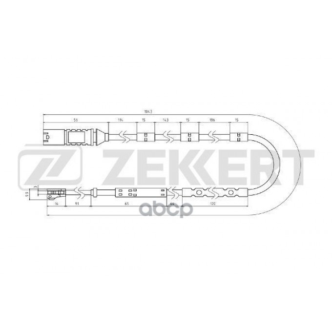 Датчик Колодки Тормозной ZEKKERT Bmw 1 (F20, F21) 11-, 3 (F30, F31, F34 F80) 11-, 4 BS8083